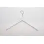 Sueded Luxe Wood Hangers for Clothes- Heavy Duty Hangers for Tank Top, Shirt, Coat, Sweater-Dress Hangers- Non Slip, Slim and Space Saving Hangers (White, 100)