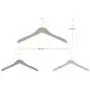 SAASNY Standard Plastic Hangers,20 Brown 38cm Plastic Non Slip 2 Notched Clothes Coat Garment Top Dress Hangers for Drying and Storage SAASNY Standard Plastic Hangers,20 Brown 38cm Plastic Non Slip 2 Notched Clothes Coat Garment Top Dress Hangers for Drying and Storage
