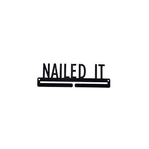 Nailed it Running Marathon Sports Medal Display Rack Holder Hanger Organizer for Wall - Hang Your Race Medals Nailed it Running Marathon Sports Medal Display Rack Holder Hanger Organizer for Wall - Hang Your Race Medals