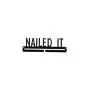 Nailed it Running Marathon Sports Medal Display Rack Holder Hanger Organizer for Wall - Hang Your Race Medals