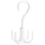 Leyeet 360-degree Rotation Hanging Hook Storage Hanger Home Use for Clothes Bag Hat Scarf (Color : White) Leyeet 360-degree Rotation Hanging Hook Storage Hanger Home Use for Clothes Bag Hat Scarf (Color : White)