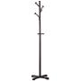 Barture-Coat rack Clothes Stand Hangers Wood Entryway Storage Shelf with Hooks Height 178cm Simple Installation 2 Colors (Color : Black) Barture-Coat rack Clothes Stand Hangers Wood Entryway Storage Shelf with Hooks Height 178cm Simple Installation 2 Colors (Color : Black)