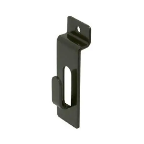 Slatwall Notch Picture Hanger Utility Peg Hook Lot of 10 - New Black Slatwall Notch Picture Hanger Utility Peg Hook Lot of 10 - New Black