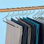HANGEASE HANGERS - Richard Chrome Black Friction Slacks Hangers - Three Pack Slack Pant Trousers Jean Hangers - Pant Hangers - Open Ended Pants Easy Slide Organizers - Cedar Blocks for Clothes Storage HANGEASE HANGERS - Richard Chrome Black Friction Slacks Hangers - Three Pack Slack Pant Trousers Jean Hangers - Pant Hangers - Open Ended Pants Easy Slide Organizers - Cedar Blocks for Clothes Storage