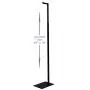 Only Garment Racks 2204 Matte Black Finish Single Garment Display Rack - Adjustable Height from 49" to 78" - Perfect Clothing Display Rack for Highlighting Featured Merchandise Only Garment Racks 2204 Matte Black Finish Single Garment Display Rack - Adjustable Height from 49" to 78" - Perfect Clothing Display Rack for Highlighting Featured Merchandise