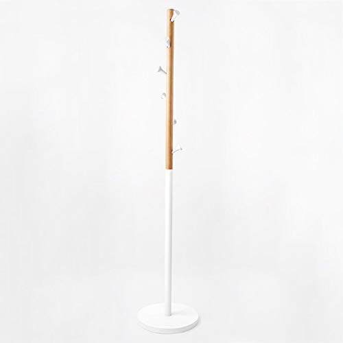 Coat Rack Hanger Clothes Rack Clothes Rack, Black, White, 35cm35cm172cm Haiming (Color : White)