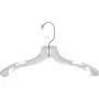The Great American Hanger Company Clear Junior Top, Small 14 inch Space Saving Teen Notches and 360 Degree Chrome Swivel Hook (Set of 100) Plastic Kids Hanger The Great American Hanger Company Clear Junior Top, Small 14 inch Space Saving Teen Notches and 360 Degree Chrome Swivel Hook (Set of 100) Plastic Kids Hanger