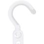 TOPINCN Clothes Hanger PP Portable Folding Hanger Clothes Drying Rack Organizer with 5 Hooks Rotated 360 Degrees for Household Clothes Storage 5kg