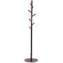 AJZGF Coatrack Solid Wood Coat Rack Floor Bedroom Simple Hanger Office Simple Clothes Hanger Clothes Scarf hat Storage Rack Hatstand