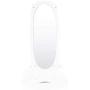 Guidecraft Dress Up Storage ? White: Dramatic Play Costume Rack with Mirror and Tray for Toddlers - Kids Armoire, Dresser with Fabric Storage Bins