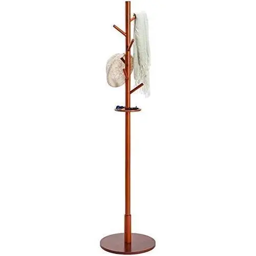 Simple Modern Solid Wood Coat Rack Clothes Rail Corner Hanger Landing Bedroom Bag Rack (Color : Bronze) Simple Modern Solid Wood Coat Rack Clothes Rail Corner Hanger Landing Bedroom Bag Rack (Color : Bronze)