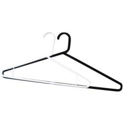 One dozen (12)----22.375" Super Extra Large HEAVY DUTY XXXL Giant TUBULAR Clothes Coat Hangers for Broad Shoulders, Big & Tall and Plus Size