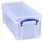 Really Useful Boxes Plastic Storage Box, 6.5 Liters, 17 1/2" x 7" x 6 1/4", Clear Really Useful Boxes Plastic Storage Box, 6.5 Liters, 17 1/2" x 7" x 6 1/4", Clear