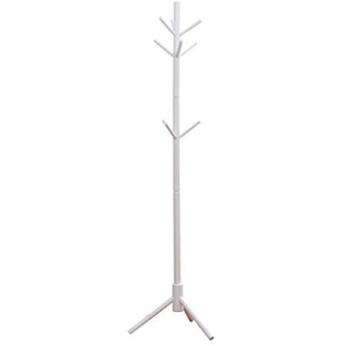TOPBATHY 1pc Wooden Coat Hat Jacket Stand Tree Holder Hanger Rack Tree Branch Coat Hanger Natural Clothes Organizing Rack(White)