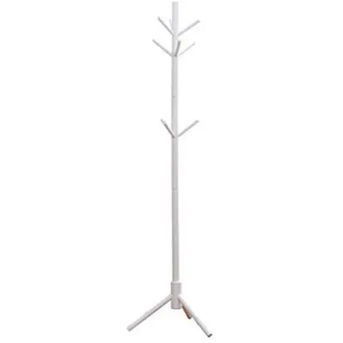 TOPBATHY 1pc Wooden Coat Hat Jacket Stand Tree Holder Hanger Rack Tree Branch Coat Hanger Natural Clothes Organizing Rack(White)