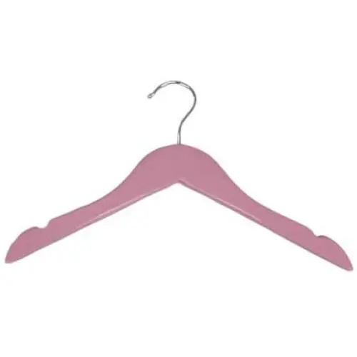 Pillowtex Childrens Wood Top Clothes Hangers - Set of 50 Pink Hangers Pillowtex Childrens Wood Top Clothes Hangers - Set of 50 Pink Hangers
