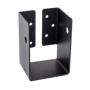 Simpson Strong-Tie APHH46 Outdoor Accents Concealed Flange Heavy Joist Hanger Powder Coated Black (Actual Dimensions 3-9/16" Wide x 5-1/8" high x 3" Base) - Pack of 2