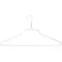 Wire Metal Hangers| Pack of 100 Hangers | White Vinyl Coated |Standard Size for Adults 18"| Made in The USA | Especially for Your Clothes | Takes Less Space | Best for Home, Dorms, and Shops