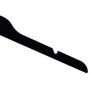 Black Velvet Hangers for Clothes- Heavy Duty Coat Hangers Non Slip Velvet- Slim and Space Saving Clothing Hangers for Top, Shirt, Sweater and Other Dress- Durable Suit Hangers (18, Standard)