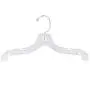 NAHANCO 412 Plastic Child Dress Hanger, 12", Clear (Pack of 100) NAHANCO 412 Plastic Child Dress Hanger, 12", Clear (Pack of 100)