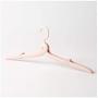High-tech type Mini Travel Folding Hangers Telescopic Portable Clothes Hanging Travel Slip Drying Rack,Pink