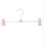 10PC Random Color Colorful Hangers for Clothes Stainless Steel Clip Stand Hanger Pants Skirt Kid Clothes Adjustable Pinch Grip Cabide