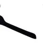 Black Velvet Hangers for Clothes- Heavy Duty Coat Hangers Non Slip Velvet- Slim and Space Saving Clothing Hangers for Top, Shirt, Sweater and Other Dress- Durable Suit Hangers (18, Coat Hangers)