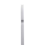 NAHANCO SL70117WB20 17" Slim Line Space Saving Wooden Suit Hanger with Pant Bar (Pack of 20), White