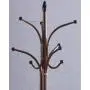 XMZFQ Coat Rack Stand with Hooks and 2-Tier Storage Shelves, Metal Free Standing Industrial Hall Tree Clothes Hanger for Hat, Bag,White