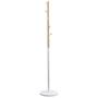 COAT RACK Feifei with White Hook, Nordic Solid Wood Simple Floor-Standing Clothes Hanger Single Rod - 172cm Height (Color : White) COAT RACK Feifei with White Hook, Nordic Solid Wood Simple Floor-Standing Clothes Hanger Single Rod - 172cm Height (Color : White)