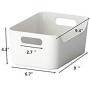 Ikea Variera Convenient Kitchen Open Storage Box, High Gloss White