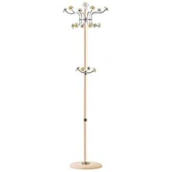 Ymjdmb Multifunction Coat Rack Household Coat Stand Stainless Steel Hall Tree Free Standing Clothes Hanger Holder for Jacket Hat Umbrella (Color : Gold)