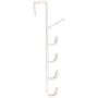 Multifunctional Door Hanger Hook Home Clothes Storage Holder Towel Hanging Rack - White Qsbai