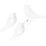 Resin Bird Coat Hook Wall Hanger, Creative Art Wall Decor for Key Towel Hat Bag Clothes, Set of 3