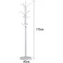 ZHHL Coat Rack， Simple Modern Living Room Wrought Iron Coat Rack Freestanding Clothes Modern Hanger Creative Bedroom Hanger (Color : Pink)