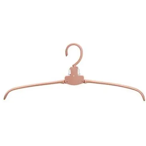 EvaroFly Multipurpose Portable Magic Folding Hanger, Save Space Storage Clothes Hanger -Pink 5 Pcs