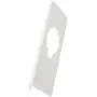 Homend 50 Pack White Clothing Rack Size Dividers Rectangular Hangers Dividers with 1 Piece Marker Pen for Home or Cloth Store