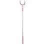 Closet Stick Pole,Closet Hook,Fashion Aluminum Alloy Telescopic Extending Reach Stick Clothes Poles/Rod/Hanger/Fork/Rail/Hooker/Stick for Clothes Rack/Closet/Ceiling/Shelf (Lotus Color)