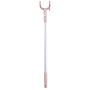 Closet Stick Pole,Closet Hook,Fashion Aluminum Alloy Telescopic Extending Reach Stick Clothes Poles/Rod/Hanger/Fork/Rail/Hooker/Stick for Clothes Rack/Closet/Ceiling/Shelf (Lotus Color)