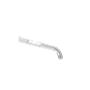 NAHANCO 98800 Plastic Shirt Dress Hanger with a Coordinate Connector, Heavy Weight, 17", Clear (Bulk Pack of 100)