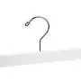 Nature Smile Solid Lotus Wood Deluxe Wooden Pants Hangers Bottom Hanger Jeans Hanger Skirt Hanger with 2-Adjustable Clips Anti-rust Hook Pack of 10 (White) Nature Smile Solid Lotus Wood Deluxe Wooden Pants Hangers Bottom Hanger Jeans Hanger Skirt Hanger with 2-Adjustable Clips Anti-rust Hook Pack of 10 (White)
