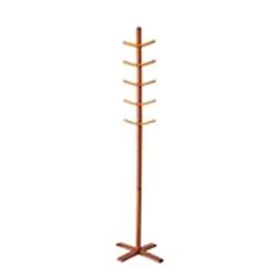 JINXUXIONGDI European-Style Floor Childrens Coat Rack Living Room Porch Coat Stand Indoor Clothes Stand Creative Parent-Child Hanger Simple Clothes Hook Storage Rack 149x45x45cm (Color : Brown)