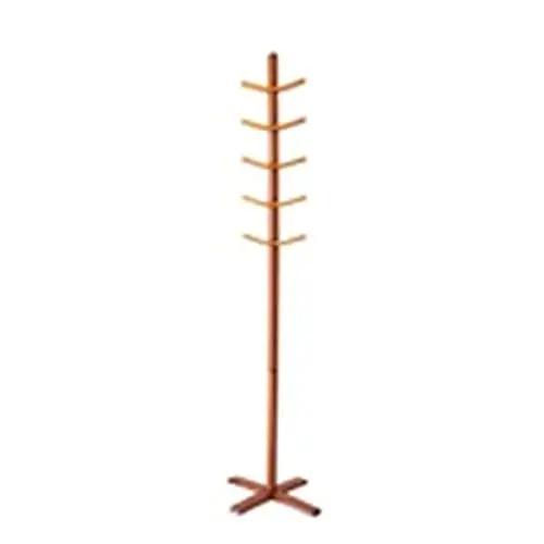 JINXUXIONGDI European-Style Floor Childrens Coat Rack Living Room Porch Coat Stand Indoor Clothes Stand Creative Parent-Child Hanger Simple Clothes Hook Storage Rack 149x45x45cm (Color : Brown)
