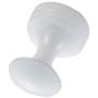 LIOOBO Brass Wall Hook Decorative Robe Coat Hook Bathroom Towel Hanger Closet Clothes Hat Hanging Rack for Kitchen Home (White)