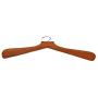 Pillowtex Cherry Finish Closet Clothes Hangers - Set of 5