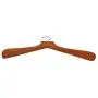 Pillowtex Cherry Finish Closet Clothes Hangers - Set of 5
