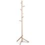 Angels home Simple Solid Wood Coat Rack Nordic Floor Racks Bedroom Living Room Clothes Rack Simple Modern Floor Hangers