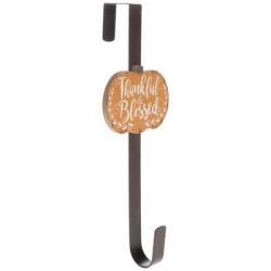 Thankful and Blessed Wreath Hanger Fall Autumn Home Decoration