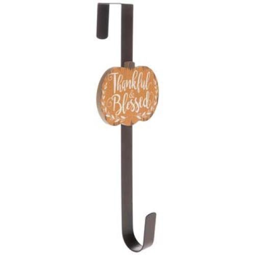 Thankful and Blessed Wreath Hanger Fall Autumn Home Decoration Thankful and Blessed Wreath Hanger Fall Autumn Home Decoration