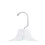 NAHANCO 505MGHU Plastic Dress Hanger, Chrome Swivel Hook, Rubber Gripper, Middle Heavy Weight, 17", Clear (Pack of 50) NAHANCO 505MGHU Plastic Dress Hanger, Chrome Swivel Hook, Rubber Gripper, Middle Heavy Weight, 17", Clear (Pack of 50)